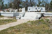 Gulfport, slab and the ubiquitous FEMA trailer 
